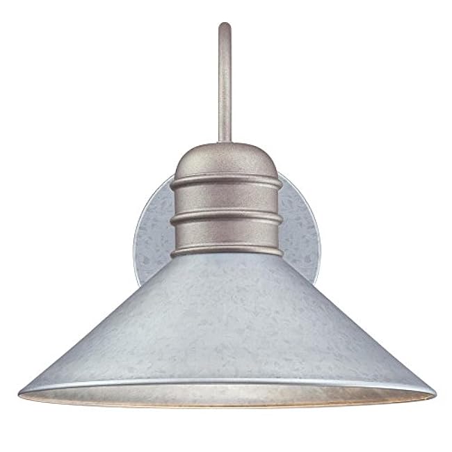 Westinghouse 6360900 Watts Creek One-Light, Galvanized Steel Finish OUTDOOR WALL Fixture,