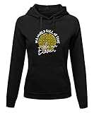 Black Womens Vintage Things Merchandise Stranger Hoodie | Eleven Waffle, M