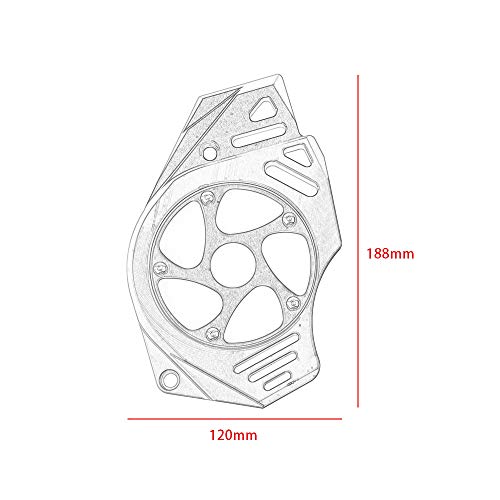 Coperchio motore pignone protezione catena