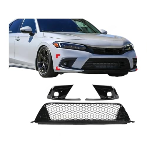 Kit modification carrosserie Civic 2023 calandre robuste finition d'origine