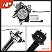 A-Premium Power Window Regulator with Motor Replacement for Nissan Frontier Xterra 2005-2015 Pathfinder Suzuki Equator (2 Pins Only) Front Left Driver Side