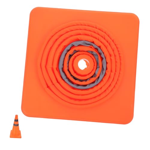 HEALLILY Foldable Traffic Cone Compact Design for Reflective Safety for Enhanced Visibility