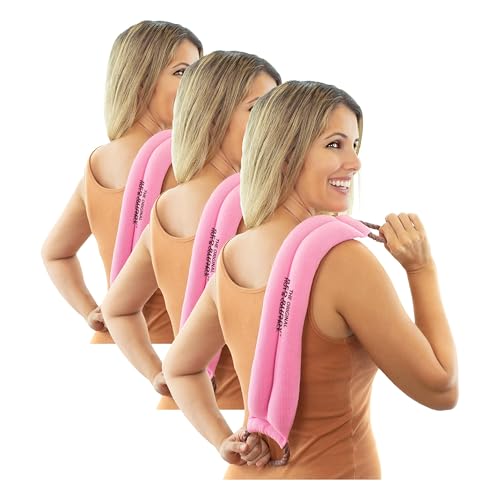 Image of Bed Buddy Aromatherapy Heat Pad and Cooling Neck Wrap - Microwave Heating Pad for Sore Muscles - Cold Wrap Pack for Aches and Pain, Lavender Scent (Pack of 3)