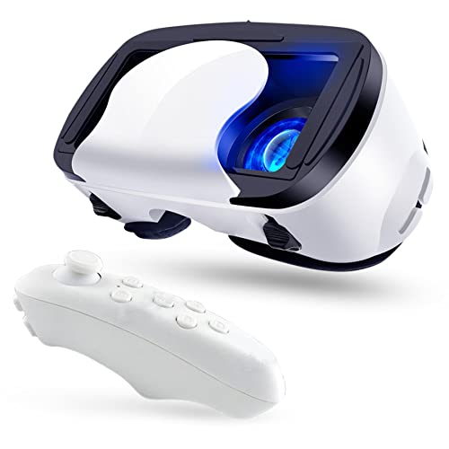Wisfunlly VR Headset, Universal Virtual Reality Headset, 3D VR Glasses Compatible with iPhone & Android Support 5-7 inch Smartphones, 2K HD VR Headset...