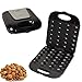 YFGQBCP Elettrico Torta di Noci e caffè, Automatic Mini Nut cialda Macchina del Pane Sandwich Ferro da Stiro, tostapane Colazione Cottura teglia 1400W
