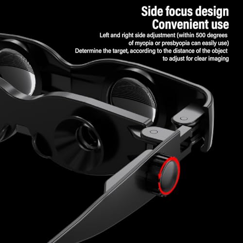 Zopsc Binoculares 3X con Lente Ajustable HD miniatura 3