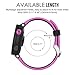HWHMH Colorful Replacement Silicone Bands with Pin Removal Tools for Garmin Forerunner 220/230/235/620/630 (No Tracker, Replacement Bands Only) (Pack of 6)
