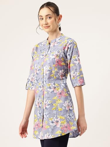 Image of Printed Mandarin Shirt - Casual & Chic (S-3XL)