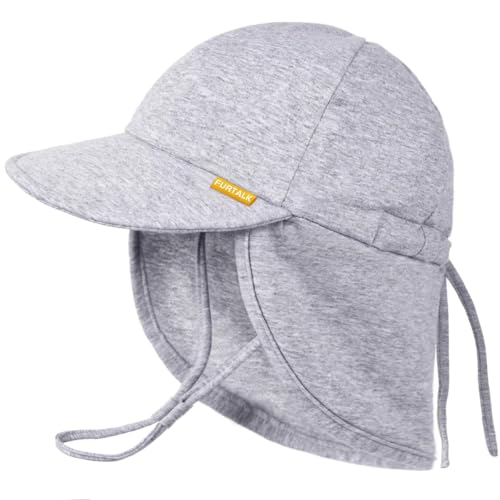Image of FURTALK Baby Sun Hat UPF 50+ UV Ray Sun Protection Cotton Toddler Hats for Boys Girls