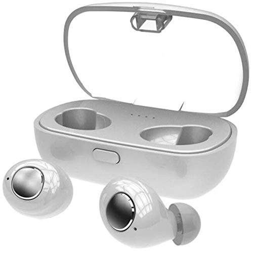 Preisvergleich Produktbild X&JY Bluetooth-Headset, Binaurales Headset Mit Auflademodus, In-Ear-Kopfhörer,White