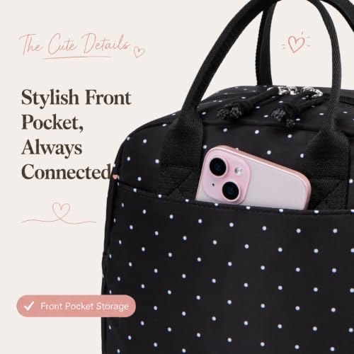 Image of LOVELYWIND Lunch Box for Women Cute Lunch Bags for Women Lunch Tote Bags Reusable Insulated Lunch Box Large Capacity Reusable Insulated Cooler for Work or Travel Gifts or Beach
