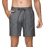 ⚽️【Diseño】El diseño de múltiples bolsillos de nuestros Pantalones Cortos Hombre Deporte es especialmente práctico para guardar pequeños objetos de valor, como teléfonos móviles y llaves. La cintura elástica con cordón permite ajustar la talla a tu cuerpo.