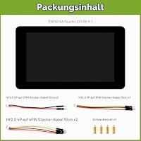 Waveshare ESP32-S3 Display 7inch LCD Development Board, 1024x600 Resolution, 32-bit LX7 Dual-Core Processor 240MHz, Wi-Fi & Bluetooth Support, Onboard Antenna, with Touch – Ansicht 2