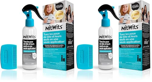 Traitement anti-poux NitWits spray indispensable pour la rentrée scolaire des enfants