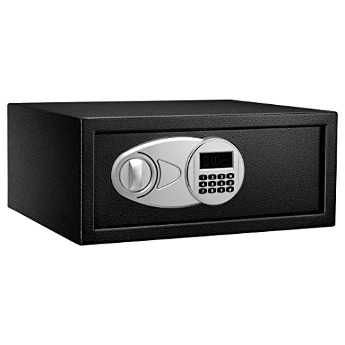 Amazon Basics Steel Security Safe with Digital Keypad - Secure...