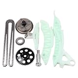 ECCPP Timing Chain Kit fits for 2005-2010 MINI COOPER, w/Timing Chains Crank Sprocket VVT Sproket Tensioner Guide Timing Gear Bolt