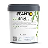 CEPISA Ecoplast 0,75L Pintura Plástica Ecológica Interior Mate– Certificación Ecolabel Europea, Sin Olor, Sin Disolventes, Alta Cubrición, Lavable, Baja Emisión COV, Blanco Mate