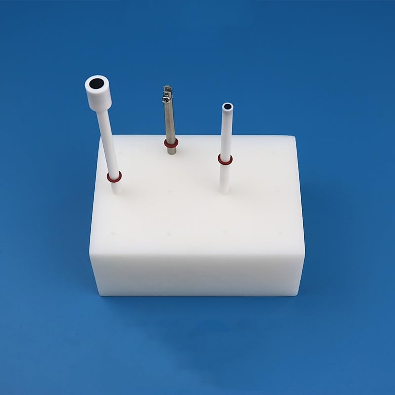 Support de séchage d'électrode en PTFE, support de fixation enduit de PVC, 1 pièce(C)