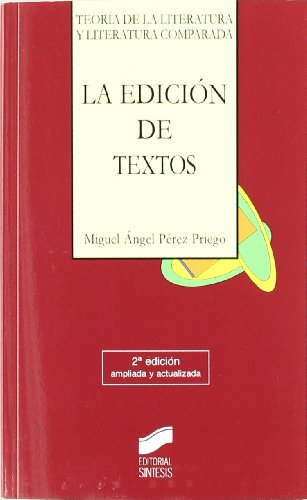 Portada de La Edicion de Textos