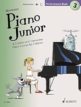 Paperback Piano Junior, Performance Book: A Creative and Interactive Piano Course for Children, Includes Downloadable Audio Book