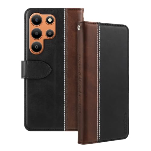Shantime ���U�[�t���b�v�P�[�X Blackview Wave 2C �Ƃ̌݊������� �J�[�h�z���_�[�t�� RFID�u���b�N �}�O�l�b�g�L�b�N�X�^���h �X�����t�B�b�g �r�W�l�X�ی�J�o�[(�u���b�N)
