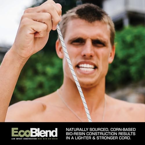 image for FCS Freedom Helix 6' Comp Surf Leash - Cyber Lime | Lightweight, Natur