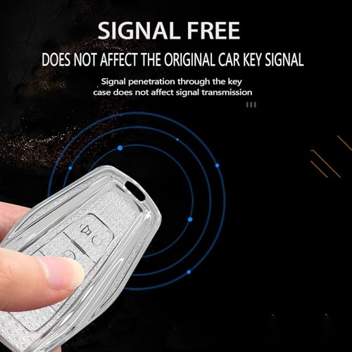 Coque de clé Geely protection anti-choc TPU blanc pour clé - 4