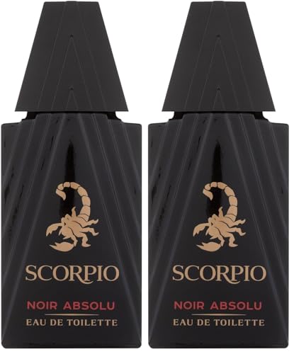 Scorpio - Eau de Toilette Homme - Collection Noir Absolu - 75 ml (Lot de 2)