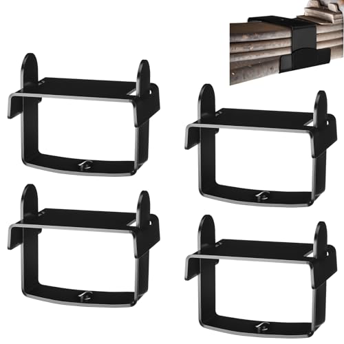 Otoolling 4 Pcs Leaf Spring Clamp Kit Leaf Springs up to 2.5'' Wide Lock Together for Vehicles Stabilizing Control, Bend Repair Clip with Cap Wide Axle Rebound Clamp