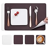 Stilvolles Design Tischsets Machen Sie eine gute Dekoration Und Lebensqualität Ihres Hauses, Speisesaal, Küche, Hotel und Geschäftsbüro. Platzdeckchen abwaschbar.
