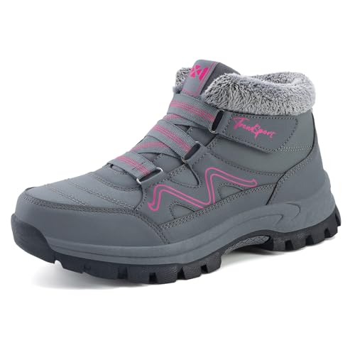 Moudn scarpe da neve donna impermeabili stivali da neve...