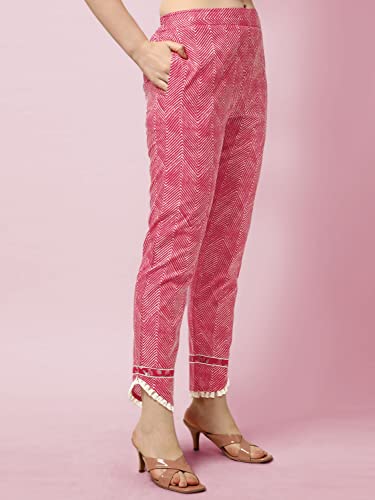 Image of MIRCHI FASHION Pure Cotton Floral Printed Kurta Set with Dupatta | 3 Piece Straight Fit Kurta Pant Set | Ethnic Office Wear Salwar Suit for Women