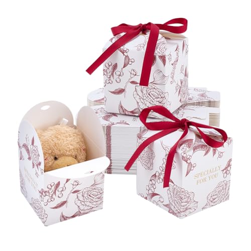 Boîtes cadeaux de noël anniversaire et saint valentin 7cm 50 pièces