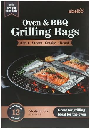 ebelbo Medium Foil Grill Bags