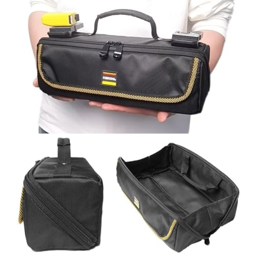 Sac à outils utilitaire à large ouverture et fermeture éclair robuste