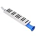 Emptty 27-Key Mouth Melodica, QM27A Plastic 27-Key Harmonica Blue Suitable for Families and Schools