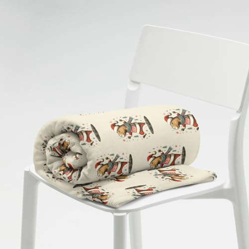 Couverture Capybara douce et confortable idée cadeau originale - 7