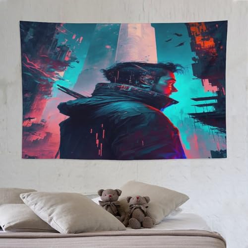 Tissu mural cyborg 150x230cm habille facilement un grand mur vide