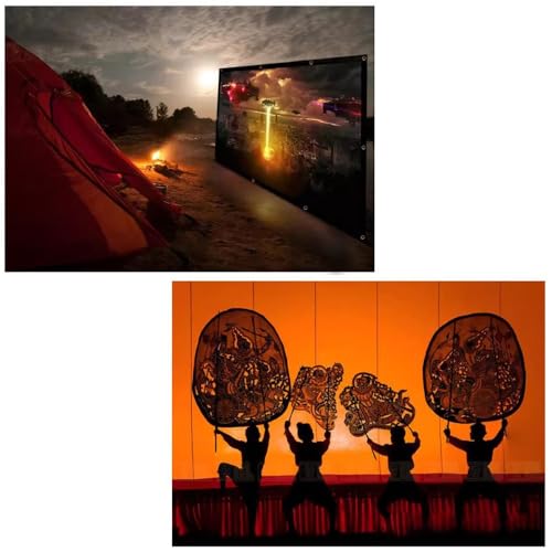 Pantalla portátil plegable para proyector 150 pulg 16:9 miniatura 5