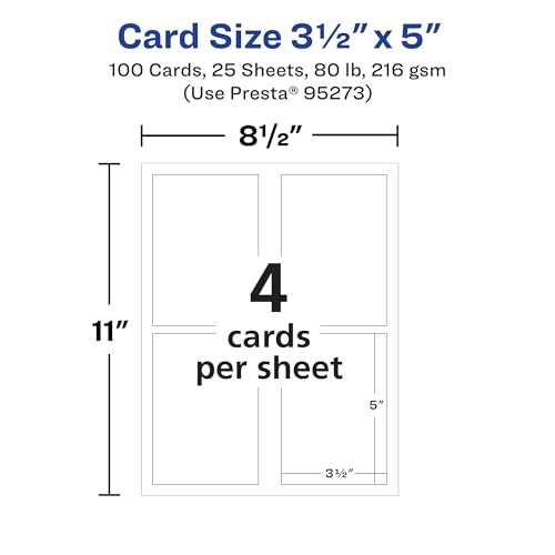 Avery 95273-MWC25 Printable Rectangle Cards thumb #4