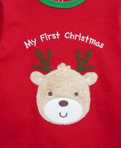 Little Me Clothes for Baby 3-Piece Christmas Holiday Pajama Sets, 3 Months to 12 Months4