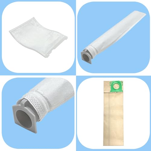 Image of 24 Pcs Vacuum Filter Bags Set Replacement for Sebo Essential G1, G2 & Windsor Sensor S12, S15 Upright Vacuums - Includes 20 Filter Bags (5300REP), 2 Microfilters (5036ER), 2 Exhaust Filters (2846)