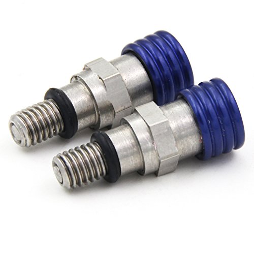 Soupape M5 0,8 mm contre le durcissement de fourche de moto bleue