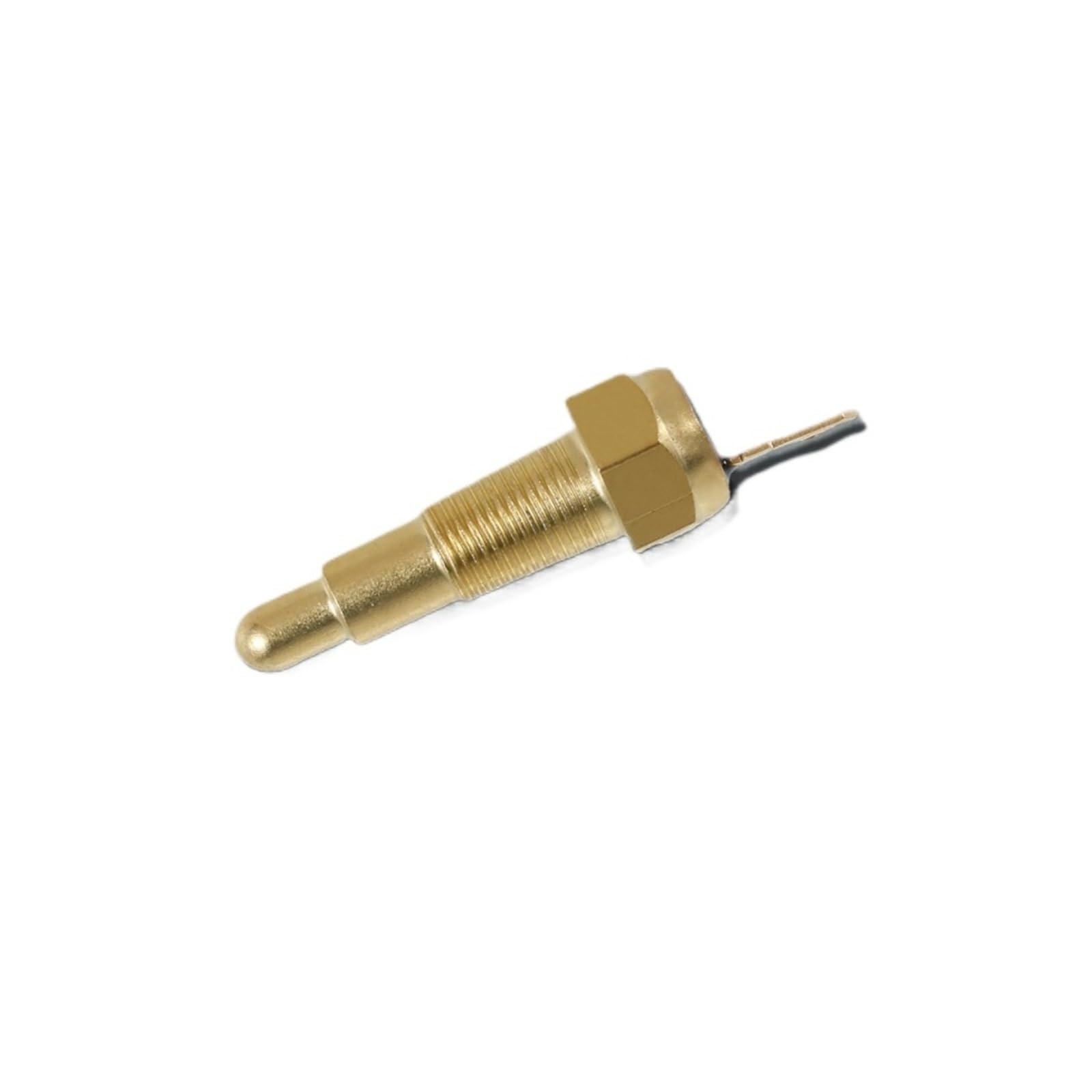 Sonda temperatury chłodnicy Pasuje do płynu chłodzącego olej wodny, wentylator chłodzący silnik termostat przełącznik czujnika temperatury 1/8 "NPT 1 szt(Gold 2PCS)