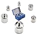 Obecome 6Pcs 5g 10g 2x20g 50g 100g Grams Precision Steel Calibration Weight Kit Set with Tweezers for Balance Scale