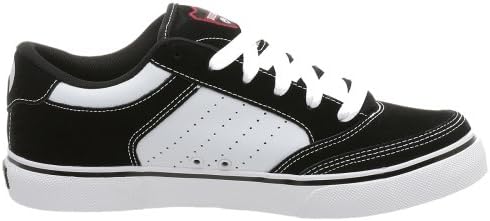 Osiris Men's Cleaver Sneaker,Black/White/Red,9 M | Image 5