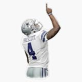 Dak Â€Œdakotaâ€ Prescott Sticker Bumper Sticker Vinyl Decal 5"