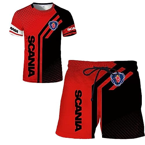 T-shirt manches courtes pantalon court homme ensemble survêtement léger