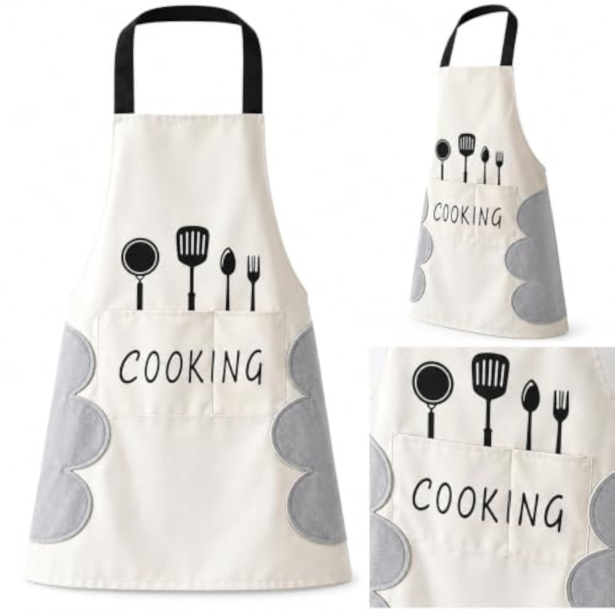 Cooking Apron with Adjustable Straps