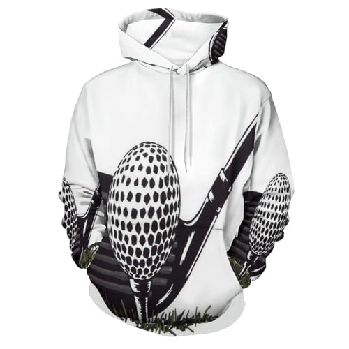 Sweat à capuche imprimé 3D golf Harajuku veste streetwear homme femme